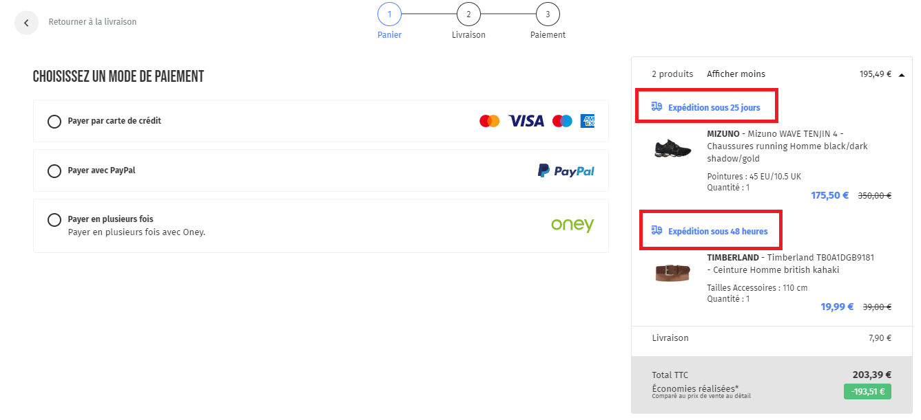 A Quel Moment Ma Commande Sera T Elle Expediee Private Sport Shop